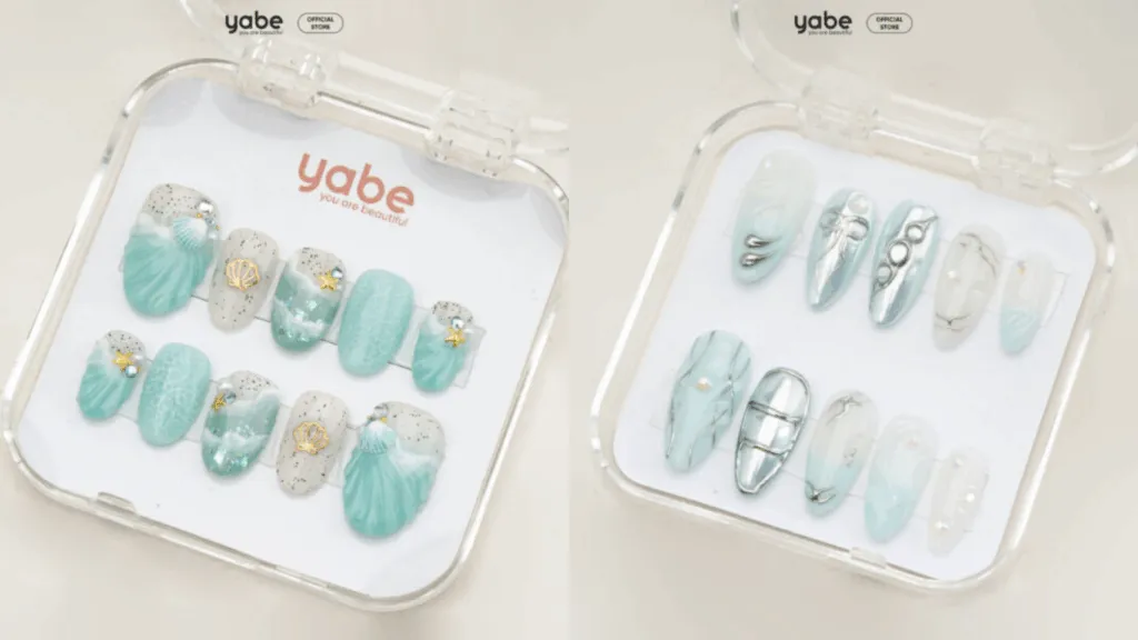 Nailbox xanh dương pastel