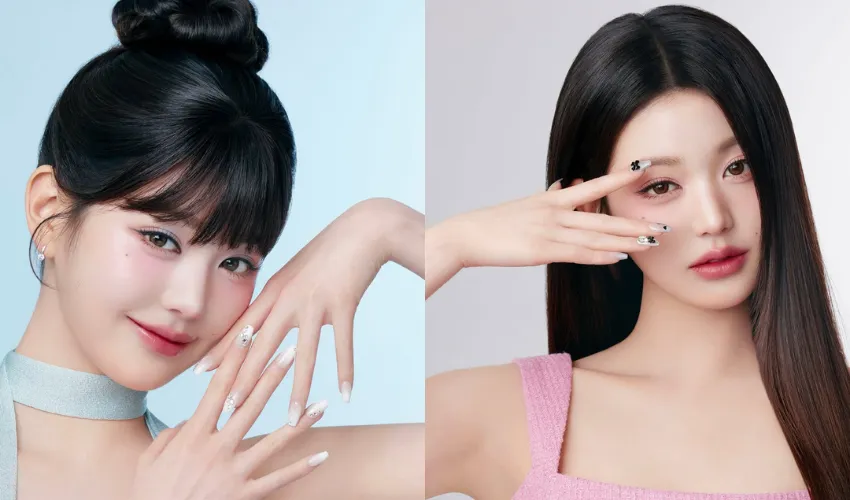 Làm nail tiểu thư thanh lịch như Jang Wonyoung K-pop