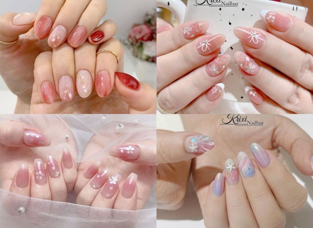 Phong cách làm móng tay Hàn Nhật tại Krixi Nailbar