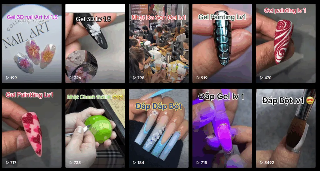 Video hướng dẫn kỹ thuật của KOL ngành nail Kim Nguyễn