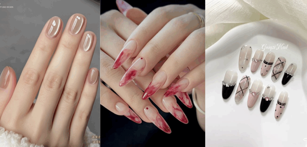 Các loại nailbox phổ biến và mức độ ảnh hưởng đến móng thật