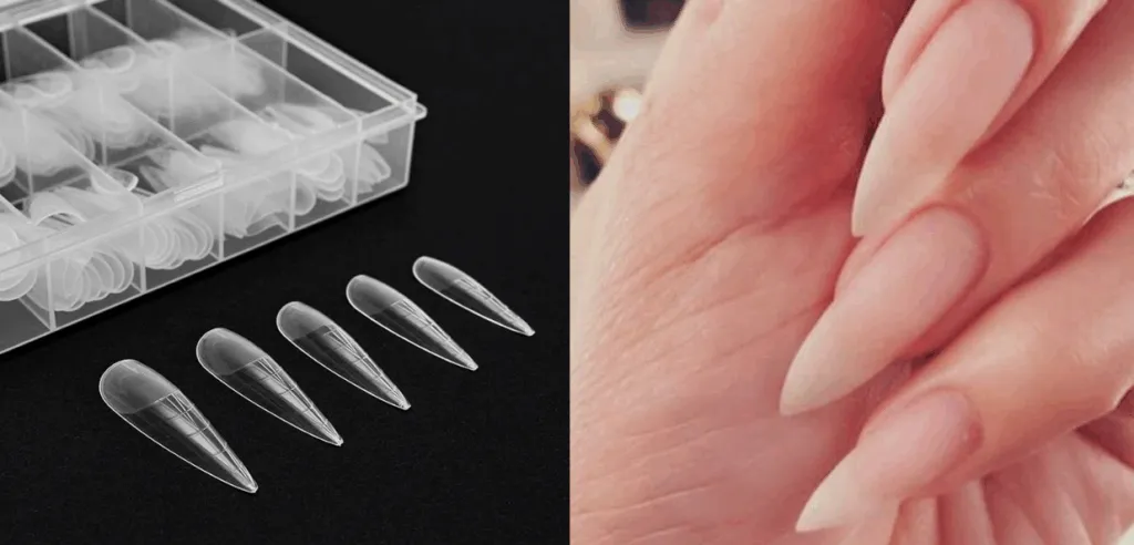 Chọn size nailbox theo form móng stiletto