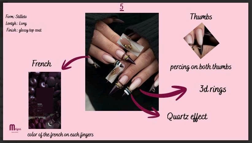 Press-on Nails Wholesale $14.90 Yabe Nailbox Line 5 by Yabe Vietnam