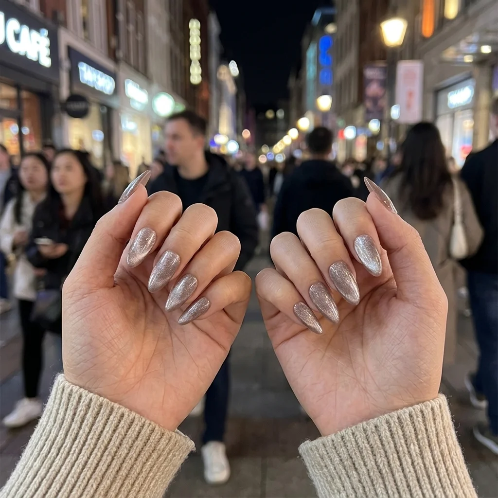 Press-on Nails Wholesale $1.90 Champagne Sparkle by Yabe Vietnam