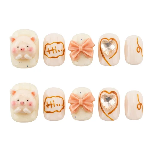 Press-on Nails Wholesale $6.90 Charming Cuties by Yabe Vietnam
