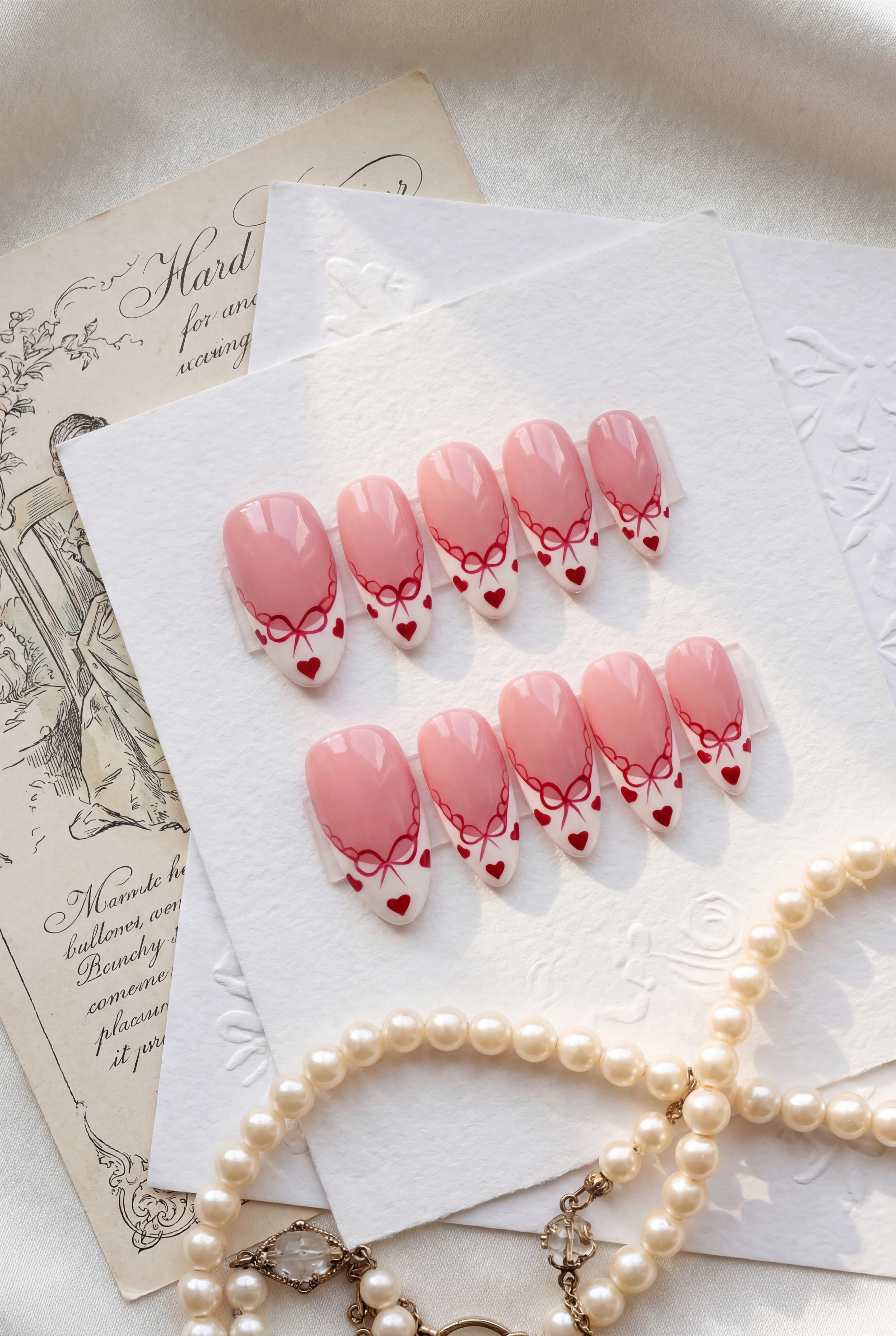 Press-on Nails Wholesale $3.90 Cupid's Charm by Yabe Vietnam