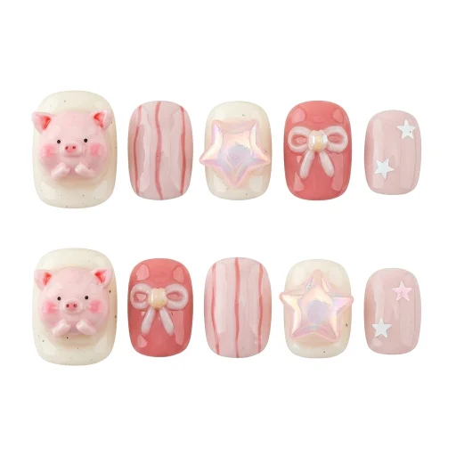 Press-on Nails Wholesale $6.90 Cute Charm by Yabe Vietnam
