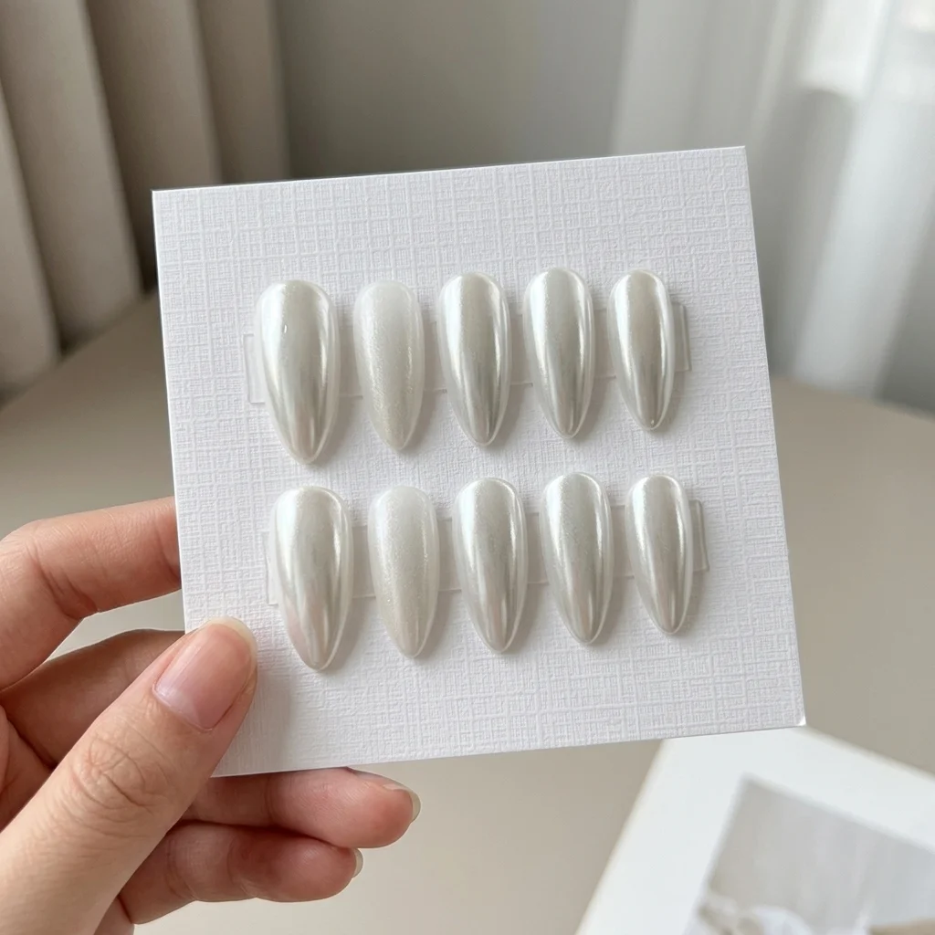 Press-on Nails Wholesale $1.90 Lunar Satin by Yabe Vietnam