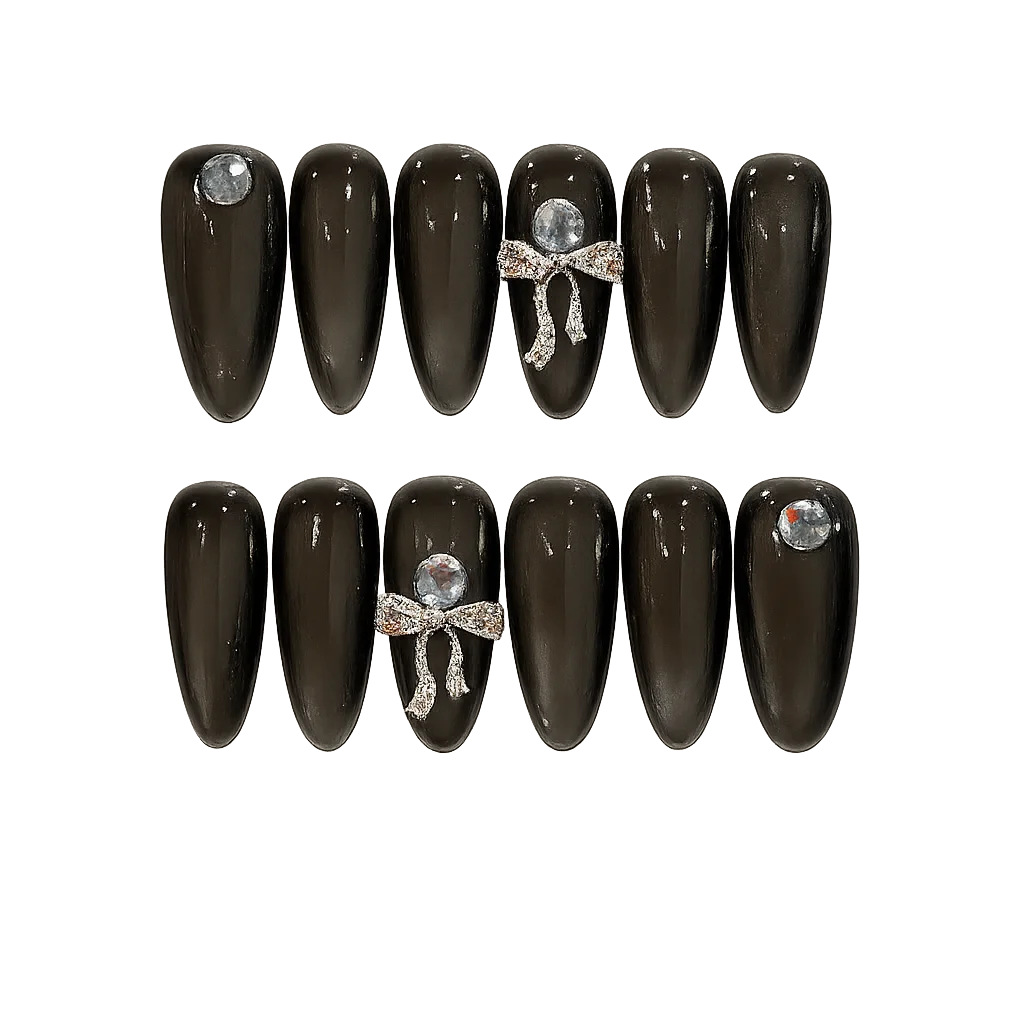 Press-on Nails Wholesale $3.90 Midnight Elegance by Yabe Vietnam