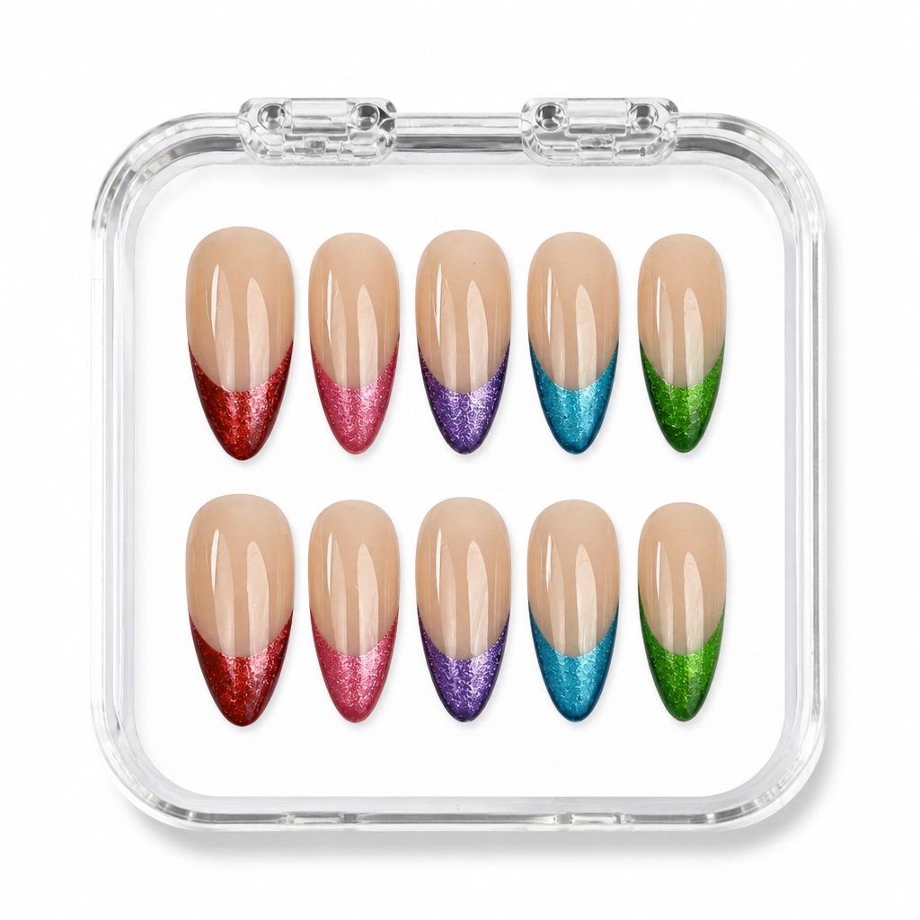 Press-on Nails Wholesale $3.90 Gradient Glamour by Yabe Vietnam