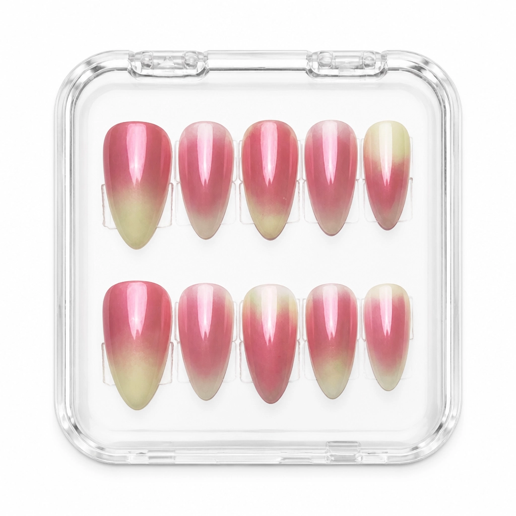 Press-on Nails Wholesale $3.90 Dusty Rose Ombre by Yabe Vietnam