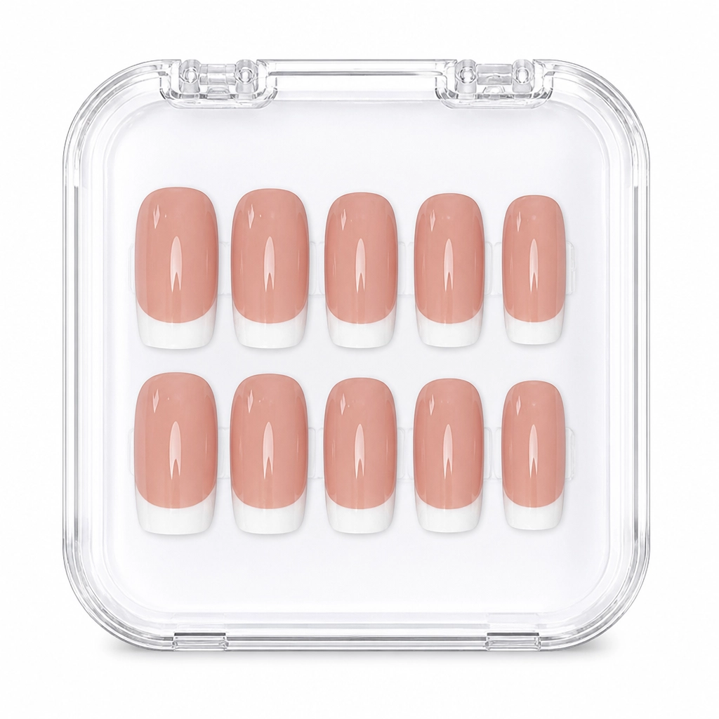 Press-on Nails Wholesale $3.90 Nude Elegance by Yabe Vietnam