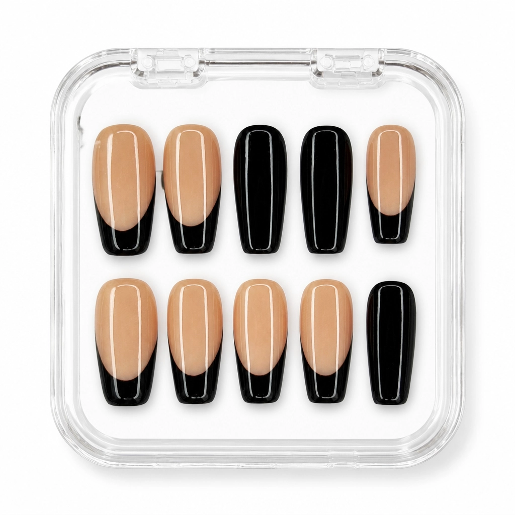 Press-on Nails Wholesale $3.90 Ebony Luxe by Yabe Vietnam