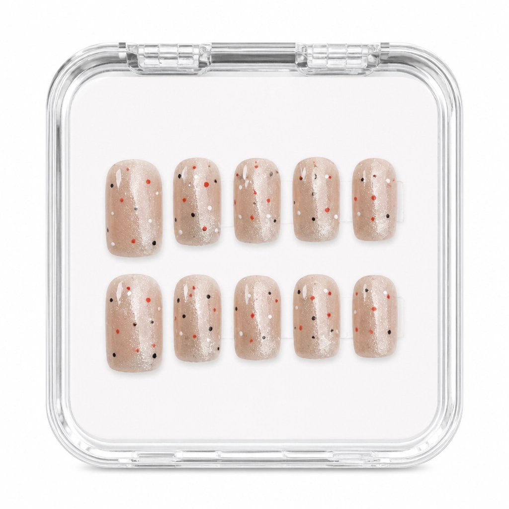 Press-on Nails Wholesale $3.90 Champagne Sparkle by Yabe Vietnam