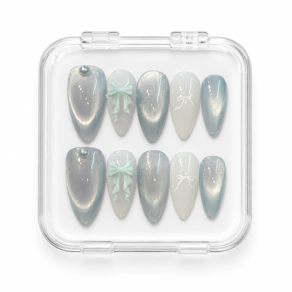 Press-on Nails Wholesale $3.90 Opalescent Stunner by Yabe Vietnam