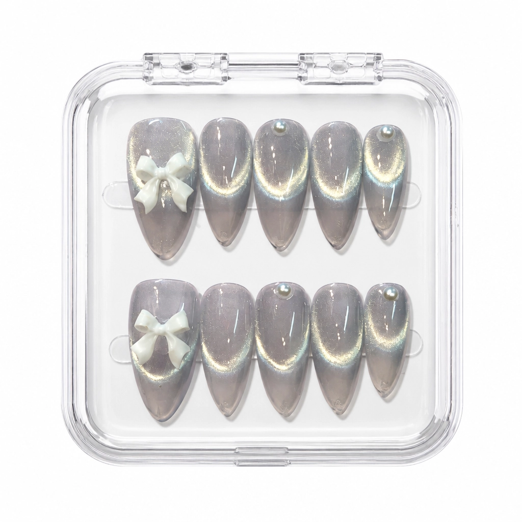 Press-on Nails Wholesale $3.90 Scallop Shimmer by Yabe Vietnam