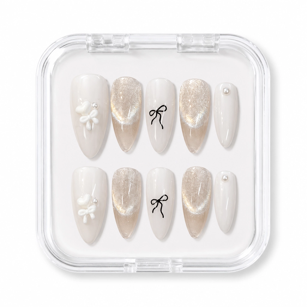 Press-on Nails Wholesale $3.90 Ethereal Elegance by Yabe Vietnam