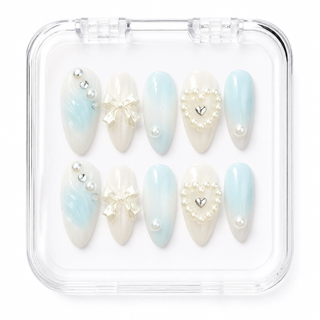 Press-on Nails Wholesale $3.90 Iridescent Dream by Yabe Vietnam