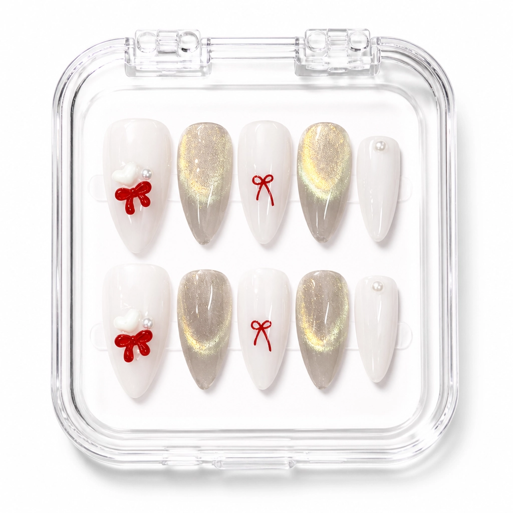 Press-on Nails Wholesale $3.90 Golden Botanica by Yabe Vietnam