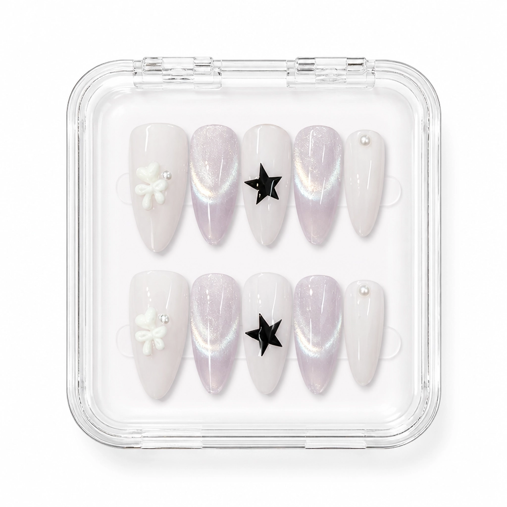Press-on Nails Wholesale $3.90 Celestial Elegance by Yabe Vietnam