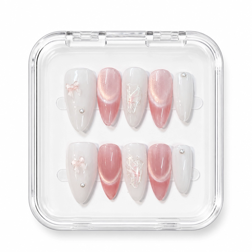 Press-on Nails Wholesale $3.90 Blush Ethereal by Yabe Vietnam