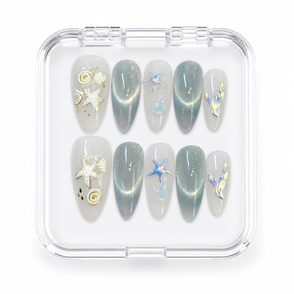 Press-on Nails Wholesale $3.90 Celestial Elegance by Yabe Vietnam