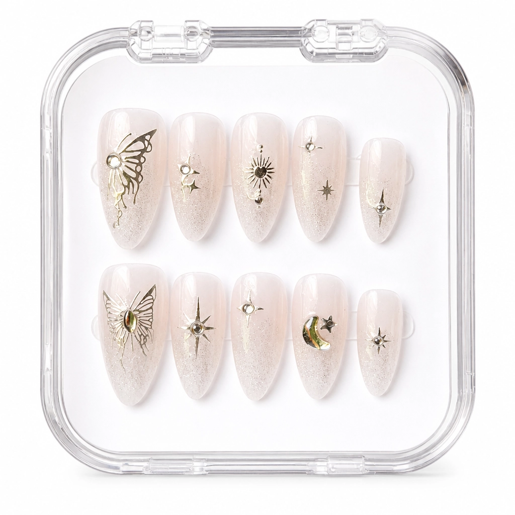 Press-on Nails Wholesale $3.90 Celestial Wings by Yabe Vietnam
