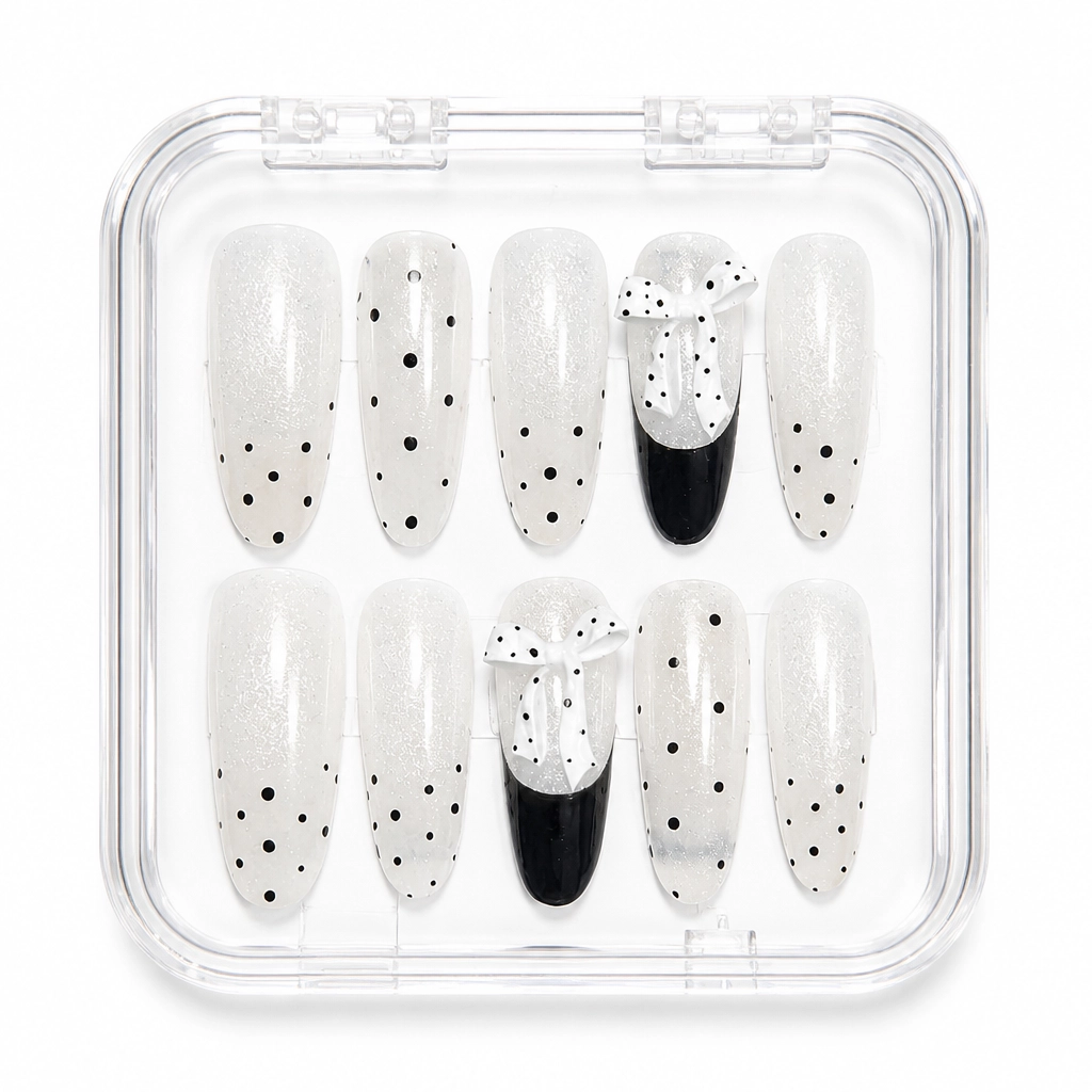 Press-on Nails Wholesale $3.90 Polka Dazzle by Yabe Vietnam