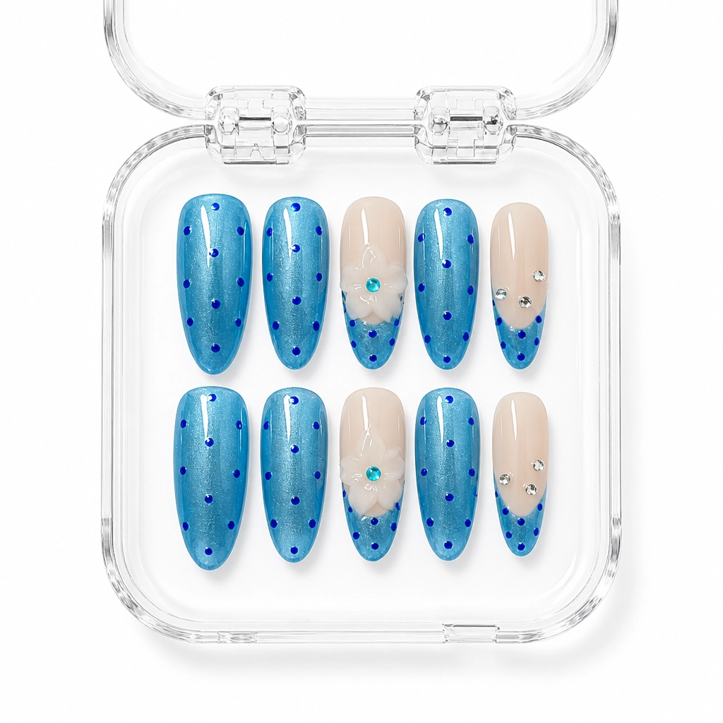 Press-on Nails Wholesale $3.90 Velvet Blossom by Yabe Vietnam