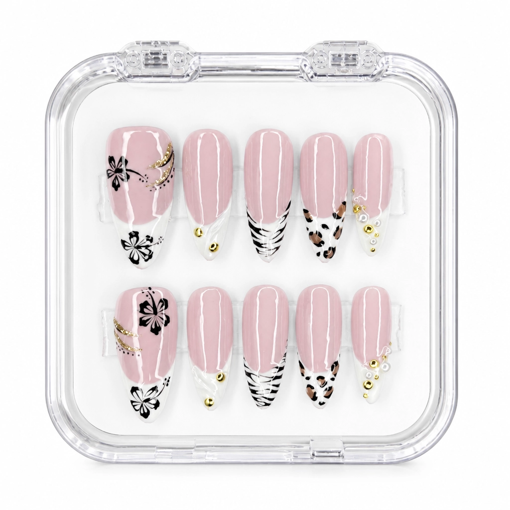 Press-on Nails Wholesale $6.90 Ethereal Bloom by Yabe Vietnam