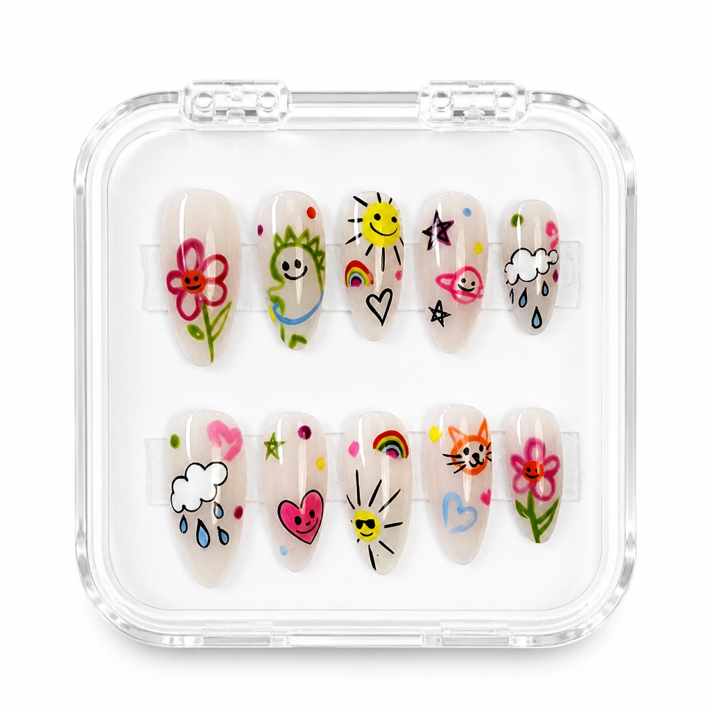 Press-on Nails Wholesale $6.90 Botanical Dream by Yabe Vietnam