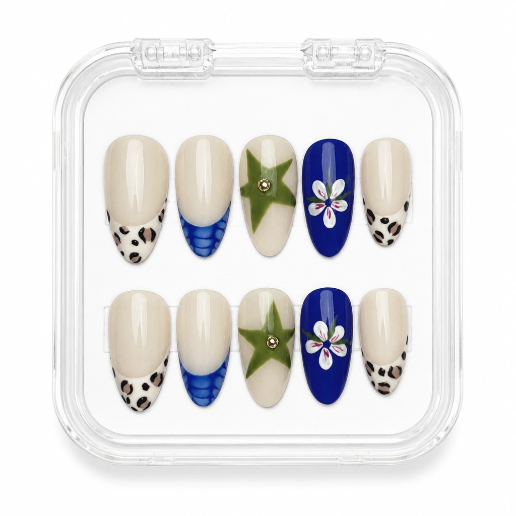 Press-on Nails Wholesale $6.90 Daisy Fierce by Yabe Vietnam