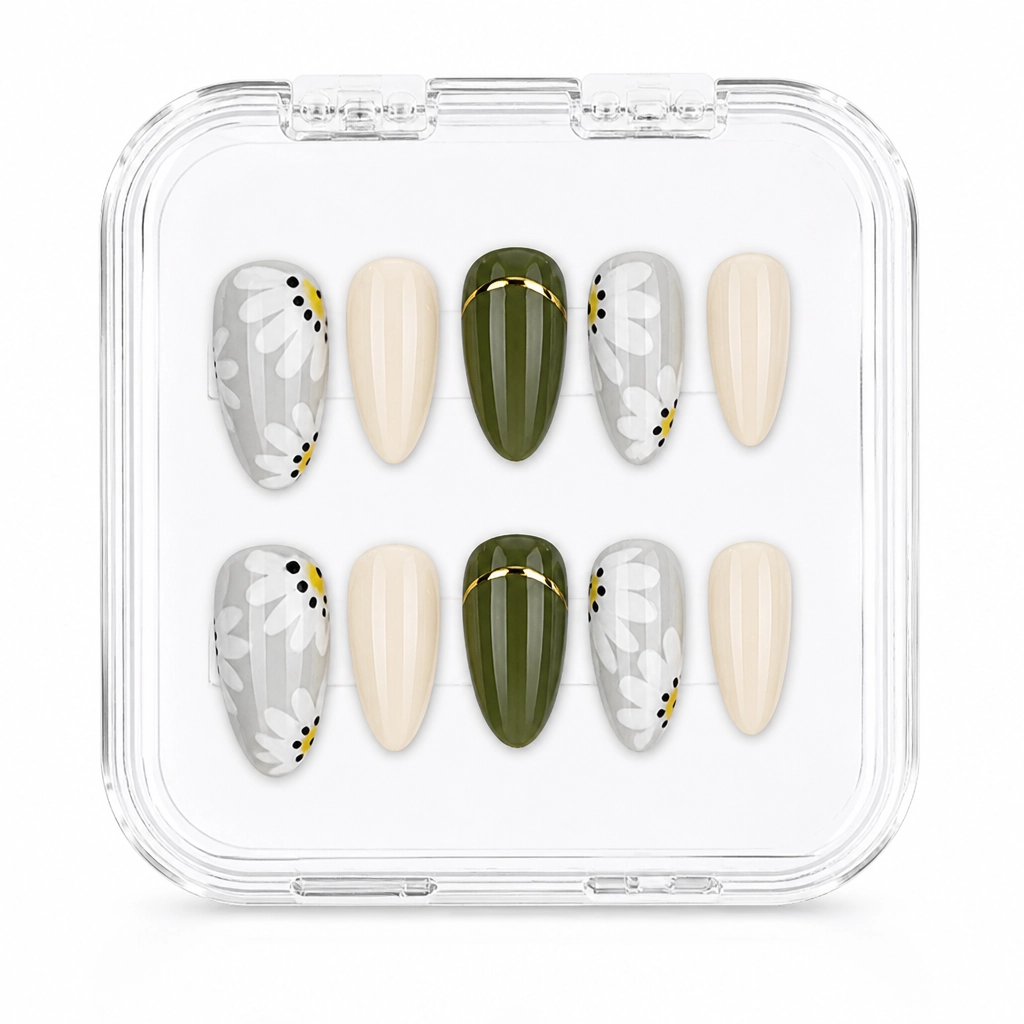 Press-on Nails Wholesale $6.90 Botanical Luxe by Yabe Vietnam
