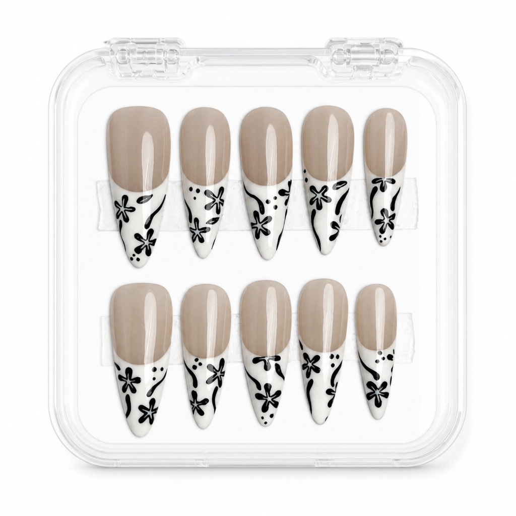 Press-on Nails Wholesale $6.90 Botanical Bliss by Yabe Vietnam