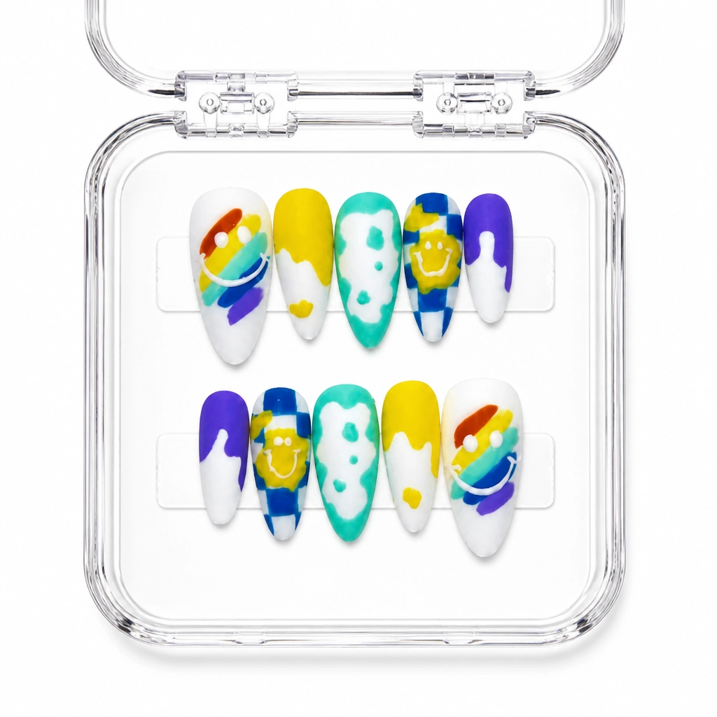 Press-on Nails Wholesale $6.90 Rainbow Bliss by Yabe Vietnam