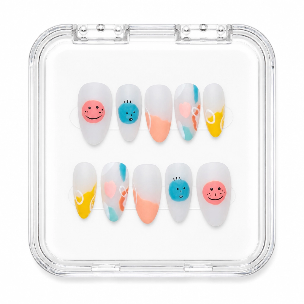 Press-on Nails Wholesale $6.90 Sunset Smile by Yabe Vietnam