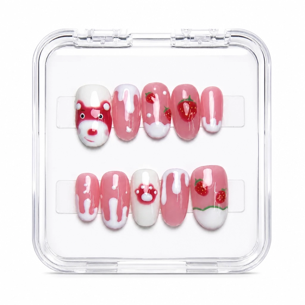 Press-on Nails Wholesale $6.90 Cherub Crush by Yabe Vietnam