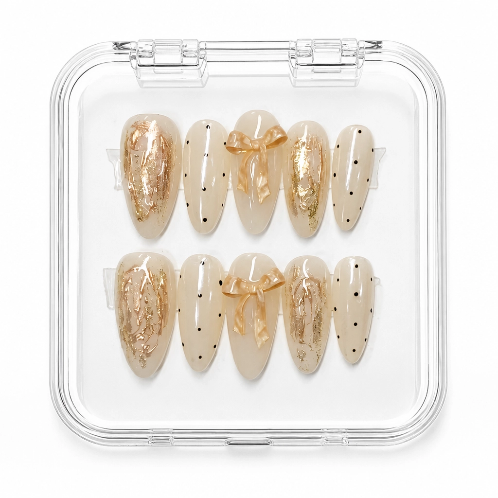 Press-on Nails Wholesale $6.90 Coquette Charm by Yabe Vietnam