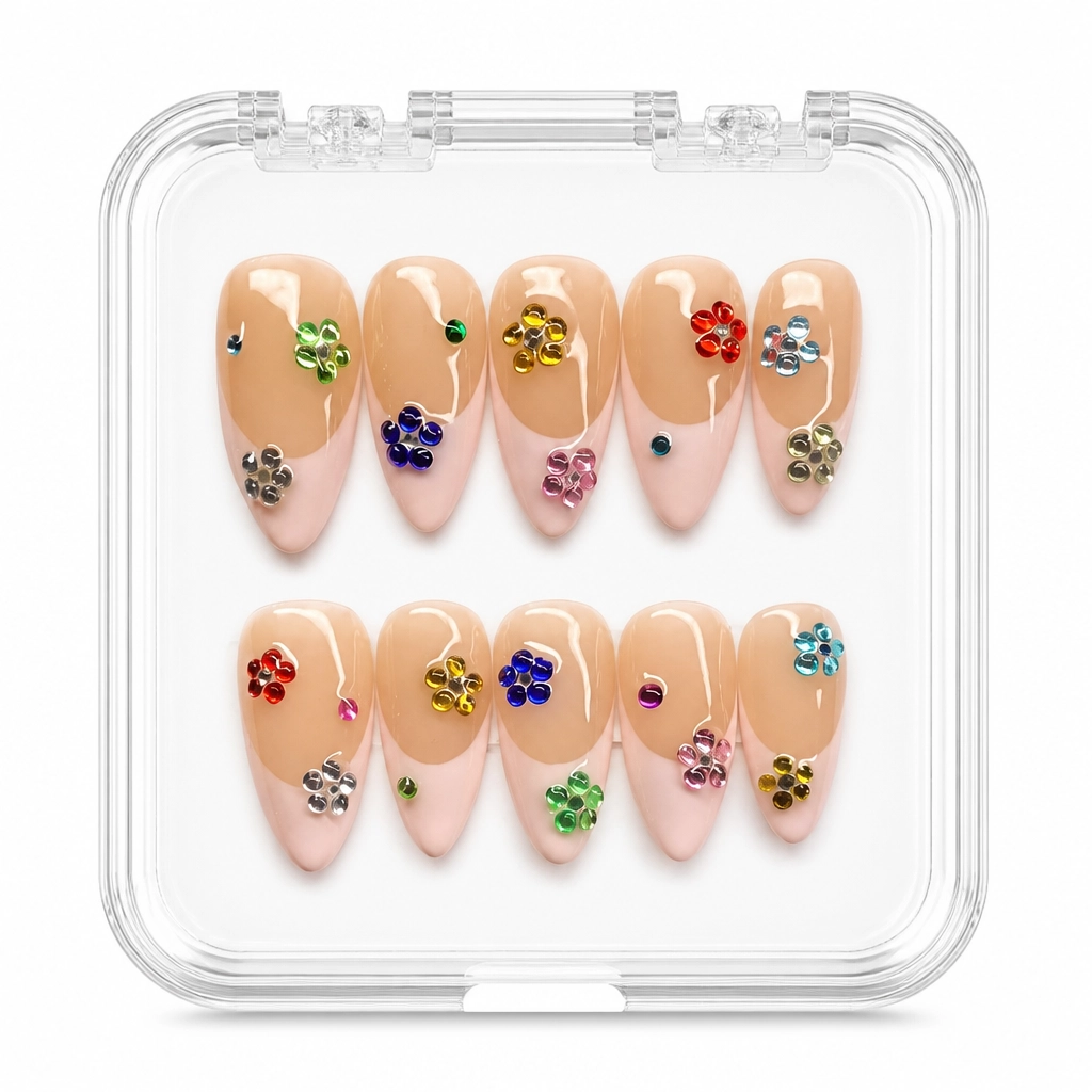 Press-on Nails Wholesale $6.90 Blossom Radiance by Yabe Vietnam