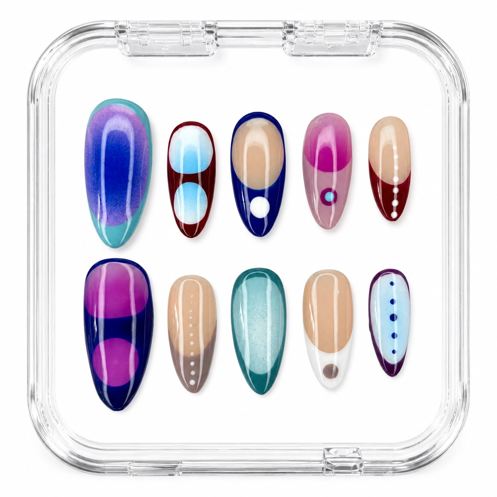 Press-on Nails Wholesale $7.90 Retro Pop by Yabe Vietnam