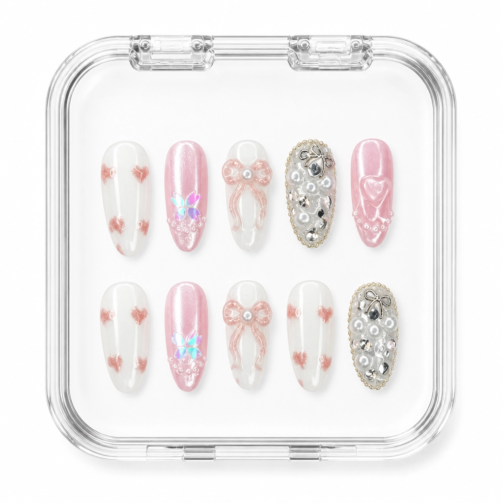 Press-on Nails Wholesale $7.90 Crystalline Dream by Yabe Vietnam
