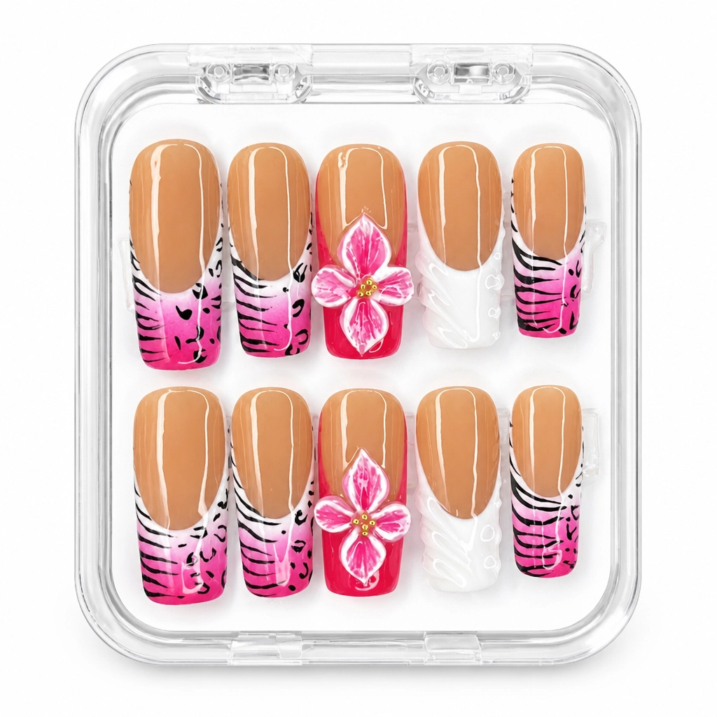 Press-on Nails Wholesale $7.90 Pink Petal Luxe by Yabe Vietnam