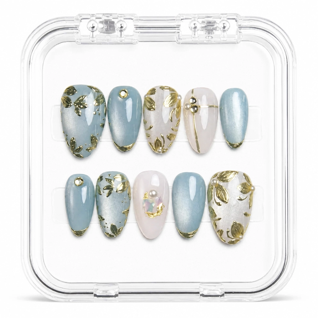 Press-on Nails Wholesale $7.90 Celestial Serenity by Yabe Vietnam