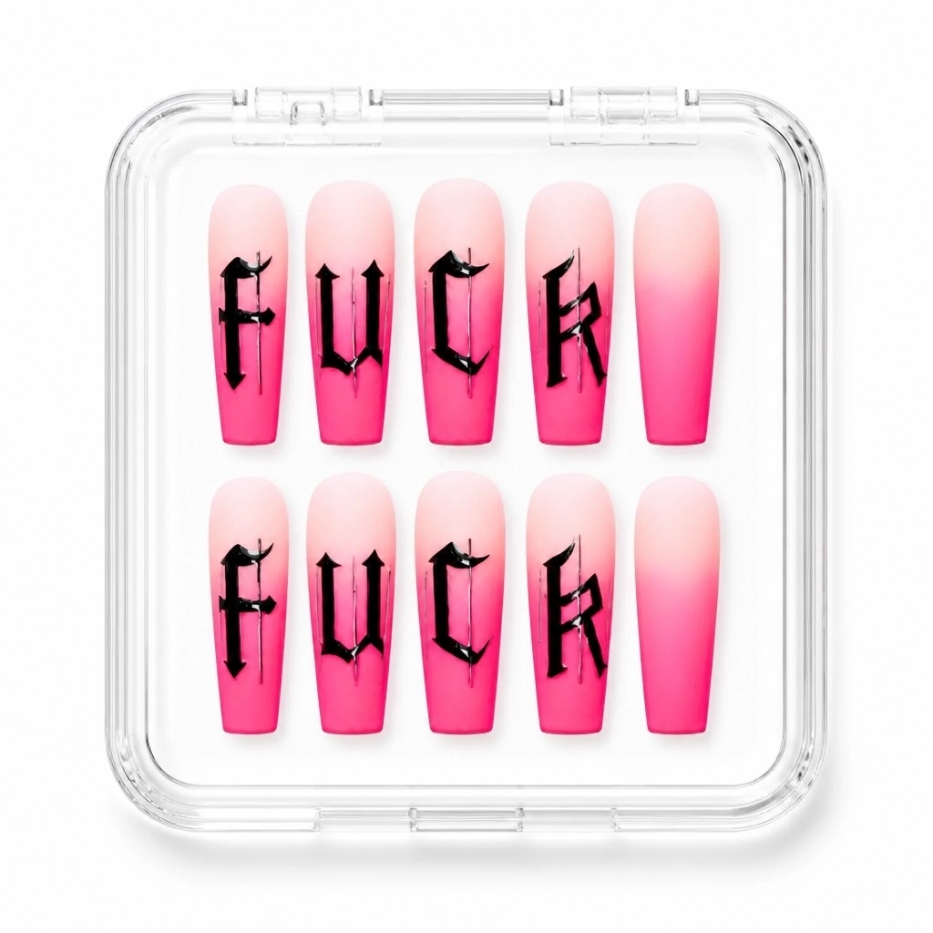 Press-on Nails Wholesale $7.90 Neon Geometry by Yabe Vietnam