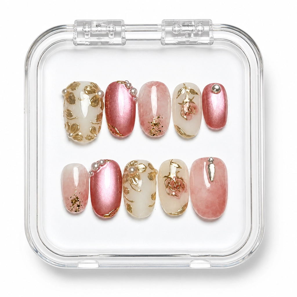Press-on Nails Wholesale $7.90 Velvet Rose Luxe by Yabe Vietnam