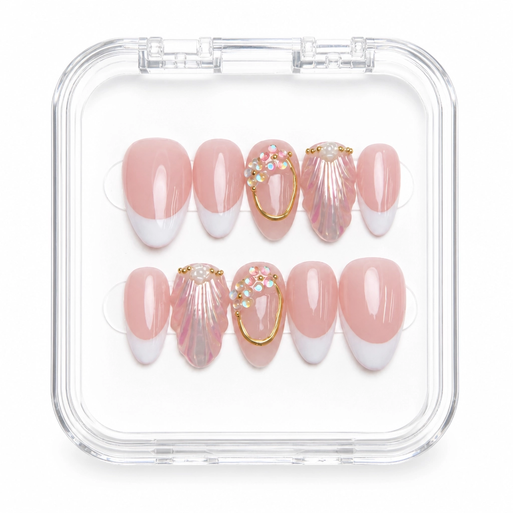 Press-on Nails Wholesale $7.90 Blush Radiance by Yabe Vietnam