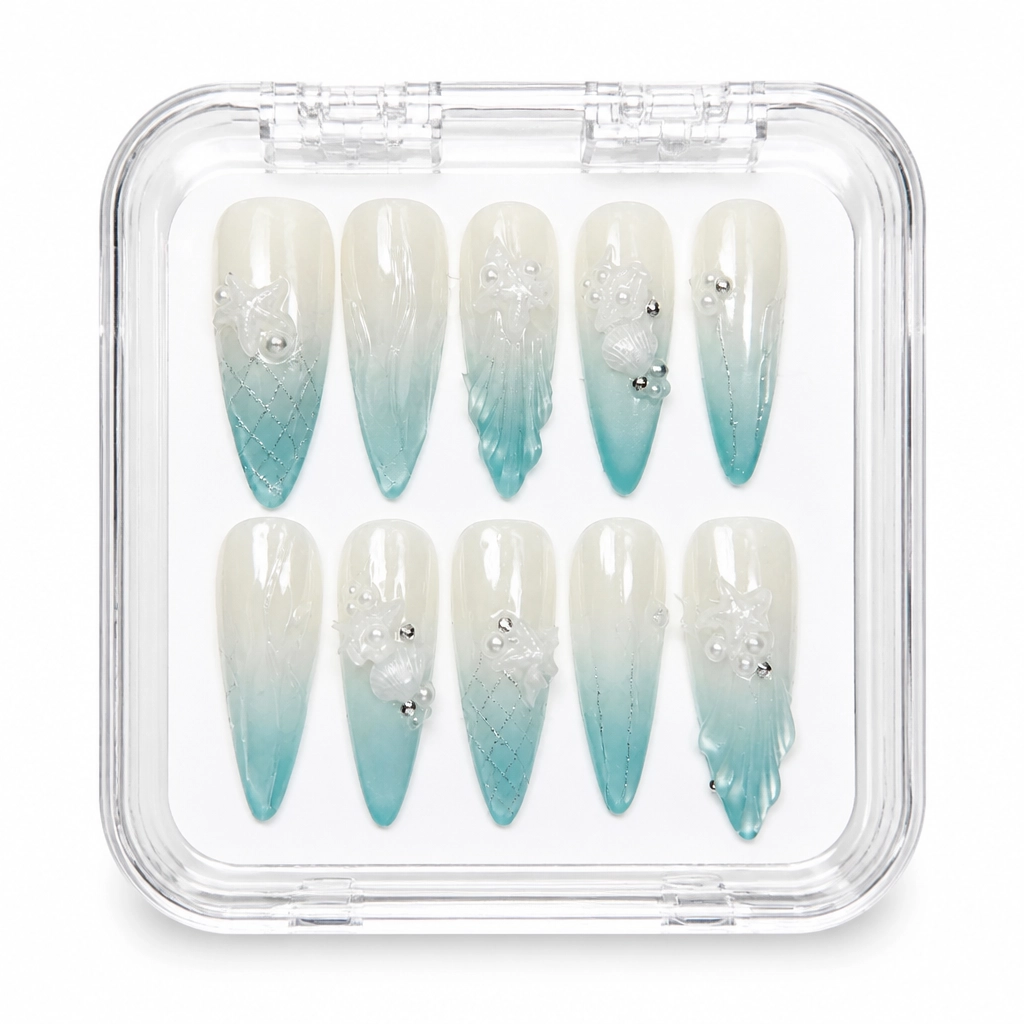 Press-on Nails Wholesale $7.90 Crystalline Drift by Yabe Vietnam