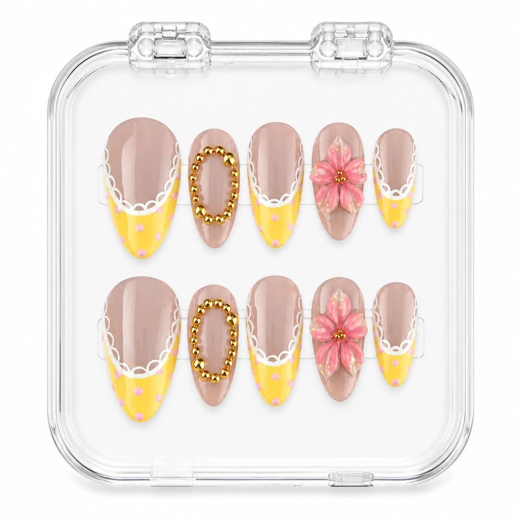 Press-on Nails Wholesale $7.90 Blossom Luxe by Yabe Vietnam