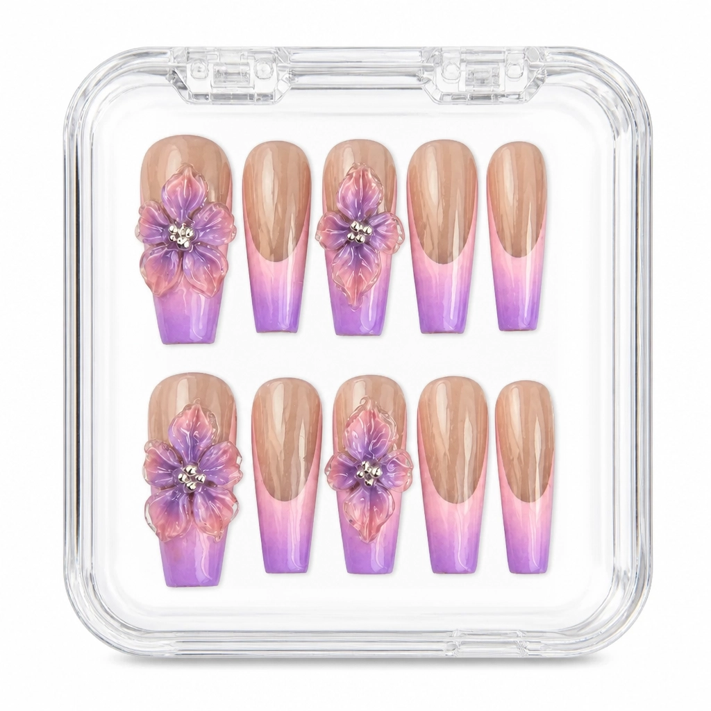 Press-on Nails Wholesale $7.90 Lavender Luxe by Yabe Vietnam