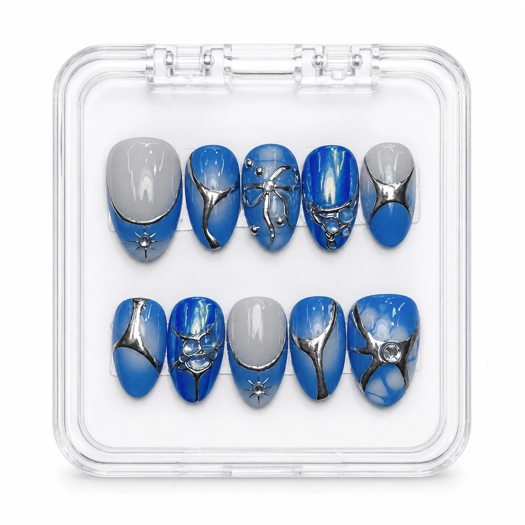 Press-on Nails Wholesale $7.90 Ocean Dreams by Yabe Vietnam